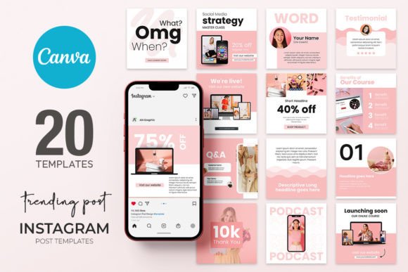 20 Trending Instagram Templates: Elevate Your Canva Content