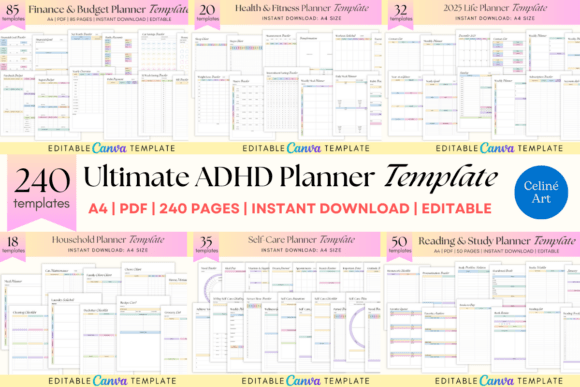 ADHD Planner Templates: A Design-Centric Approach to Neurodivergent Organization