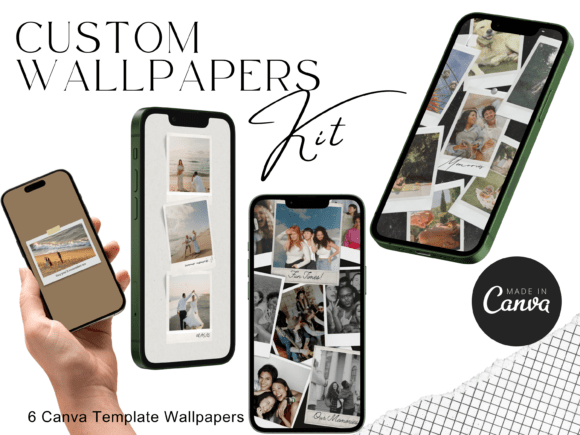 Custom Wallpaper Canva Templates Bundle