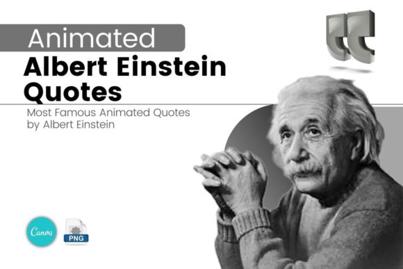 Einstein's Wisdom in Your Designs: Canva Templates