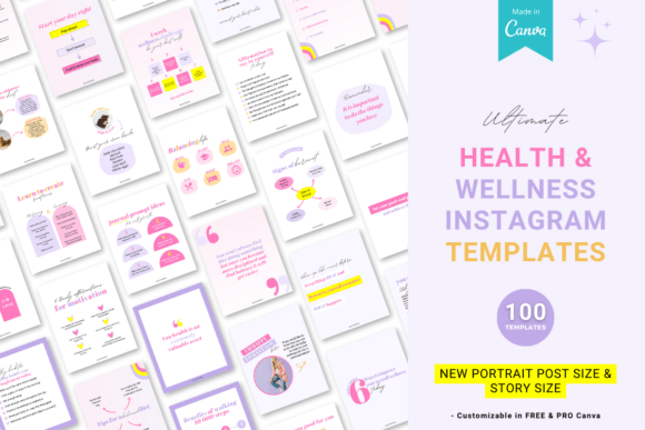 Elevate Your Brand: Health and Wellness Canva Templates for Coaches
