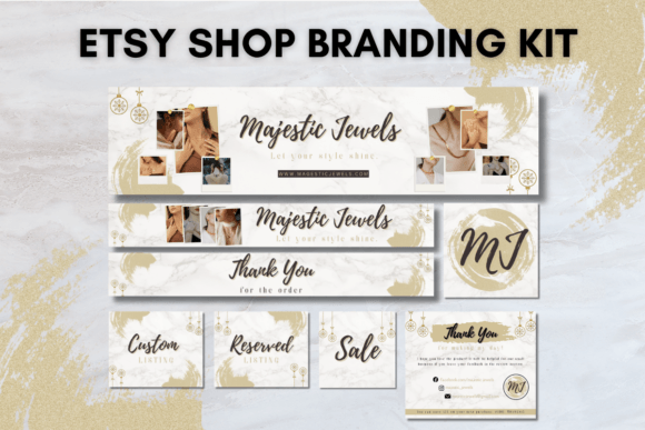 Elevate Your Brand: Mastering Aesthetic Consistency with Etsy Shop Branding Kit Templates