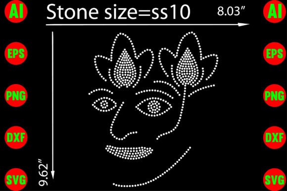 Girl Flower Rhinestone Templates: A Designer's Asset