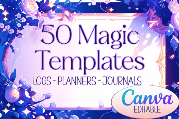 Organize Your Magickal Life with 50 Canva Templates