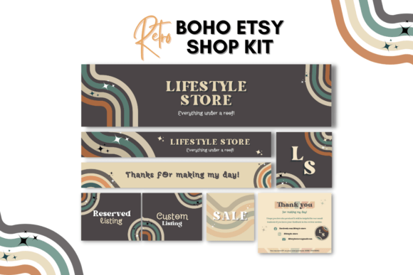 Retro Theme Etsy Shop Templates Kit: A Complete Branding Guide