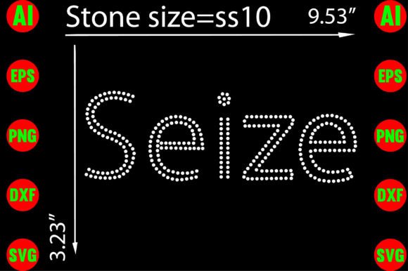 Seize Rhinestone Templates Design: A Creative Asset for Modern Projects