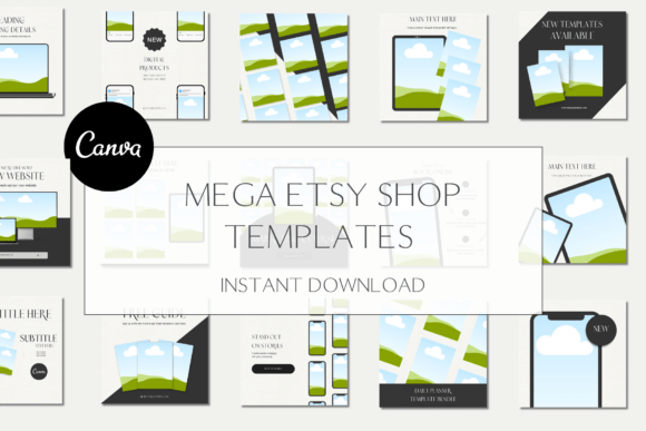 Streamline Your Etsy Listings with 200 Editable Mock-ups