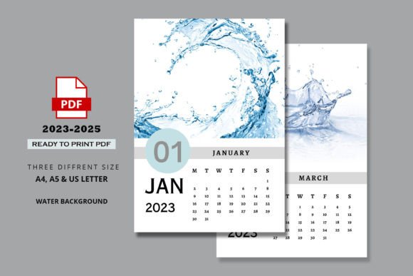 Stunning Calendar Templates 2023-2025: Design Your Perfect Year