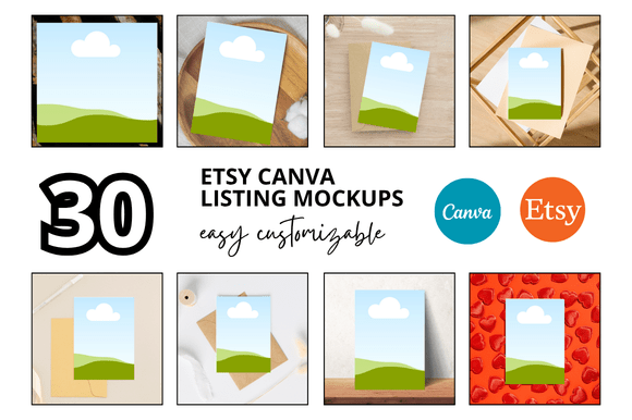 Transform Your Etsy Shop with 30 Paper Mockups Templates