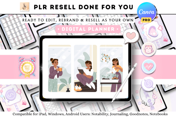 Unlocking Efficiency: The Power of PLR Canva Digital Planner Templates